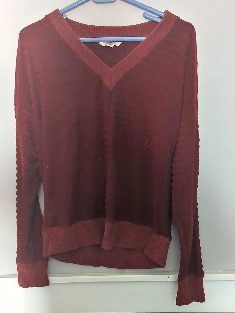 LLBean Signature Women's V-Neck Sweater in Red